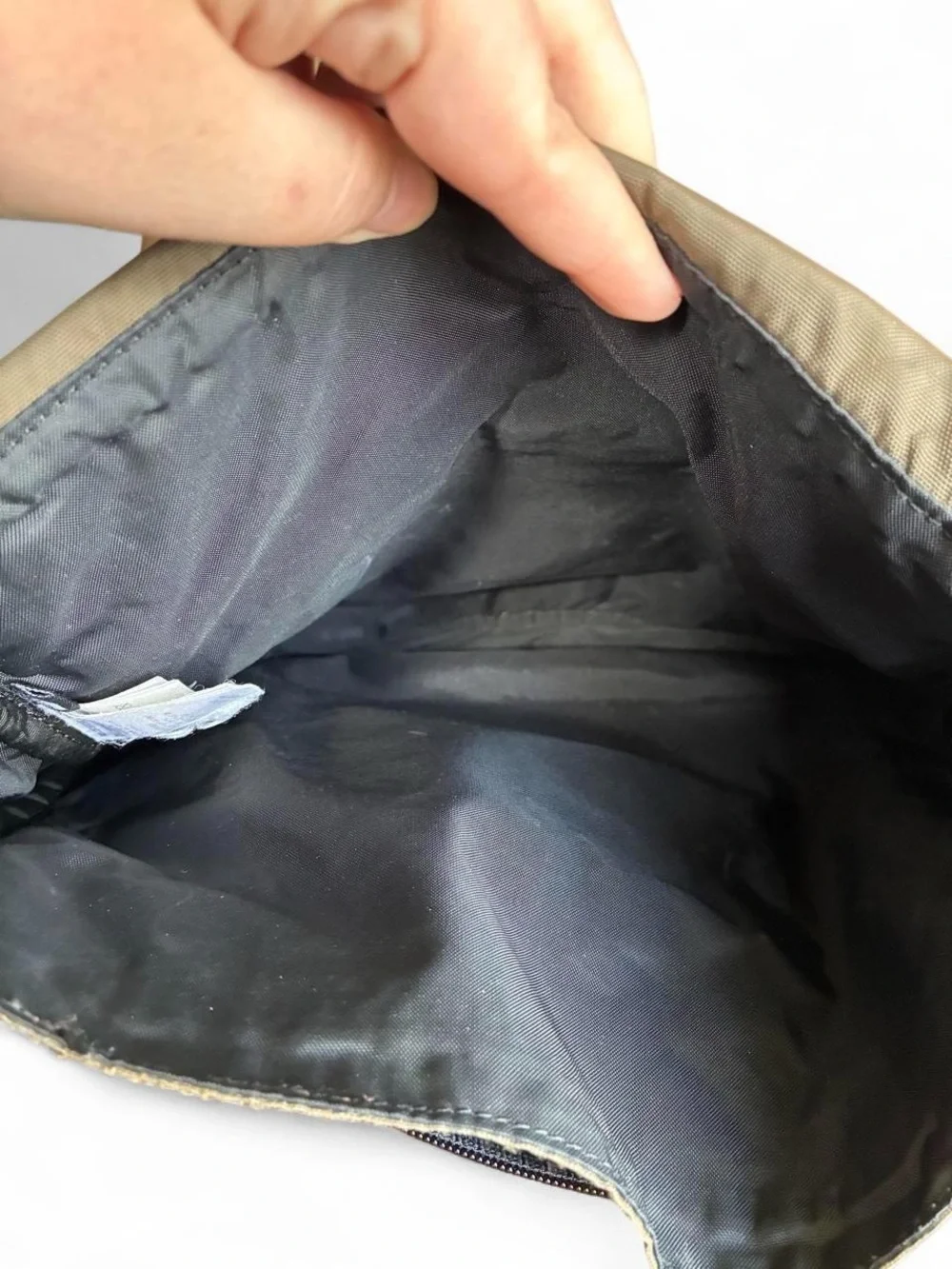 The North Face Brown Messenger Bag with Black Strap